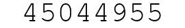Number 45044955.