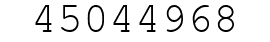 Number 45044968.