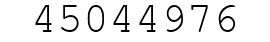 Number 45044976.