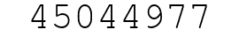Number 45044977.