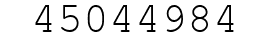 Number 45044984.