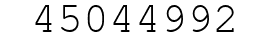 Number 45044992.