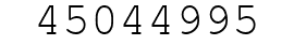 Number 45044995.