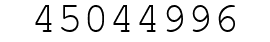 Number 45044996.