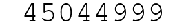 Number 45044999.