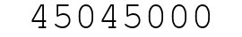 Number 45045000.