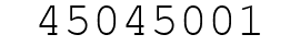 Number 45045001.