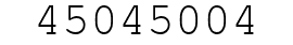 Number 45045004.
