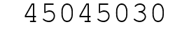 Number 45045030.