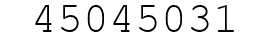 Number 45045031.