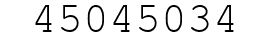 Number 45045034.