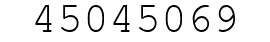 Number 45045069.