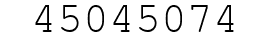 Number 45045074.