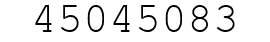 Number 45045083.