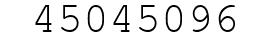 Number 45045096.