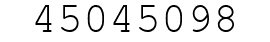 Number 45045098.