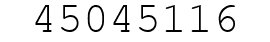 Number 45045116.