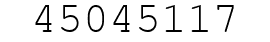 Number 45045117.