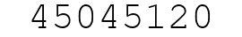 Number 45045120.