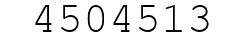 Number 4504513.