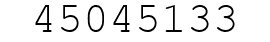 Number 45045133.