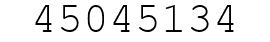 Number 45045134.
