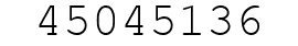 Number 45045136.