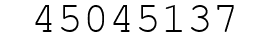 Number 45045137.