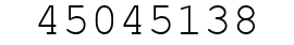 Number 45045138.