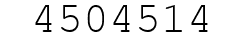 Number 4504514.