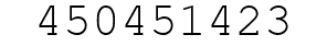 Number 450451423.