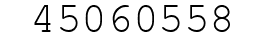 Number 45060558.