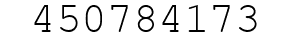 Number 450784173.
