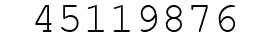 Number 45119876.