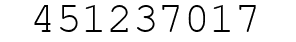 Number 451237017.