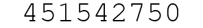 Number 451542750.