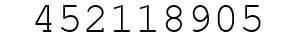 Number 452118905.