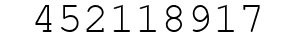 Number 452118917.