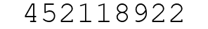 Number 452118922.