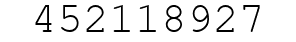 Number 452118927.