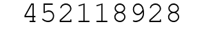 Number 452118928.