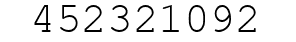 Number 452321092.