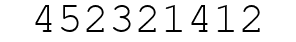 Number 452321412.