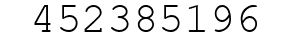 Number 452385196.