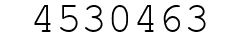 Number 4530463.