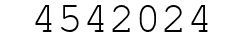 Number 4542024.