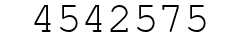 Number 4542575.