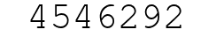 Number 4546292.