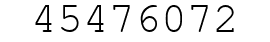 Number 45476072.