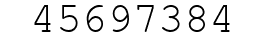 Number 45697384.